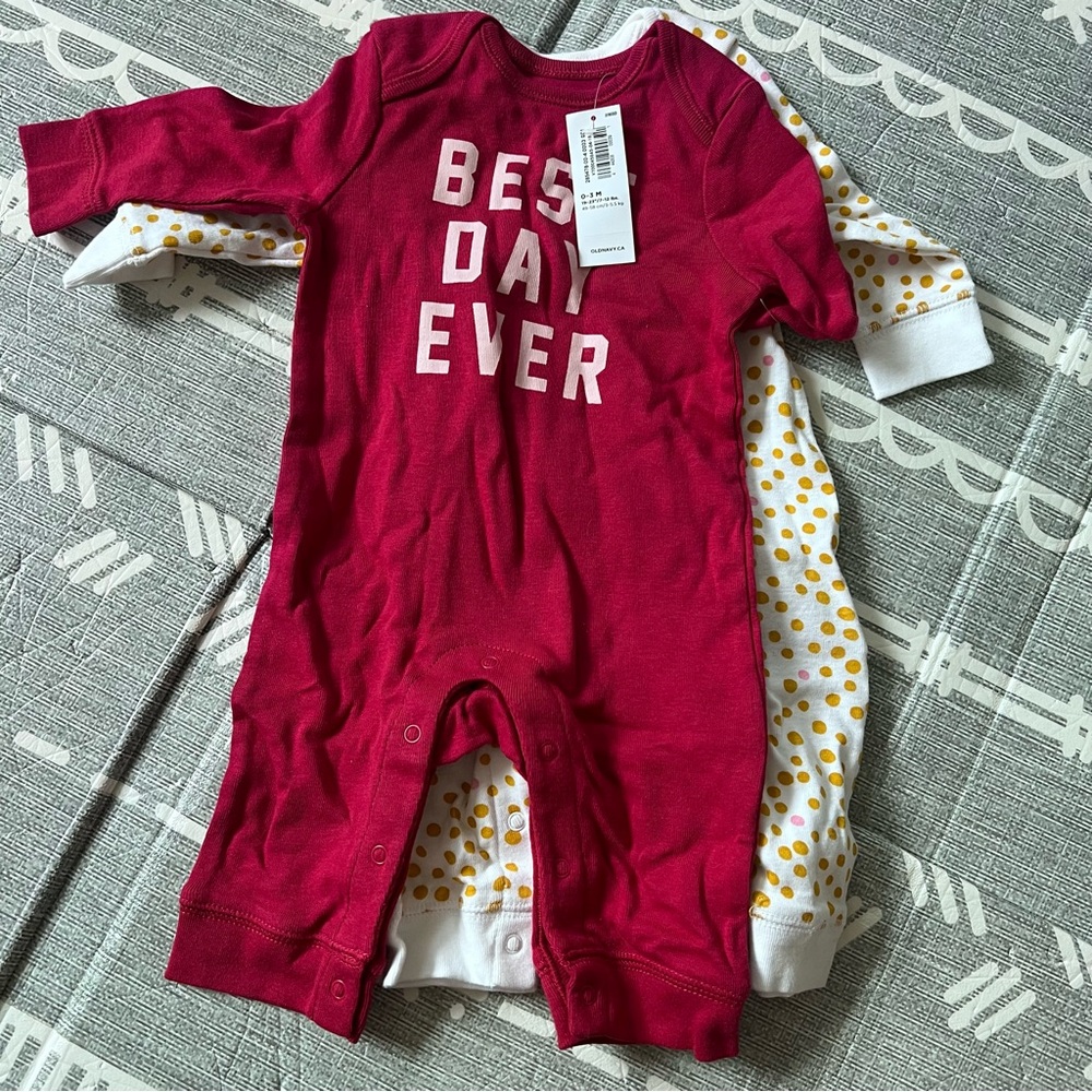 Old Navy Red and White Kids One Piece Set
